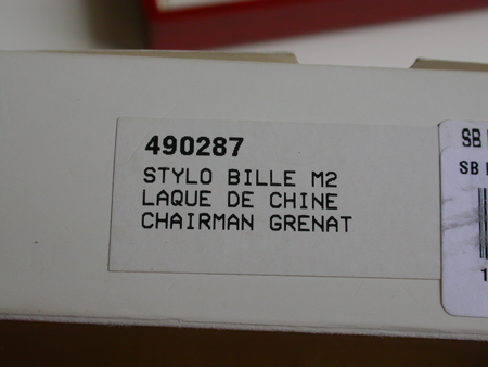 Chairman Grenat Ball Pen Large